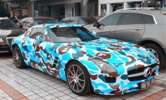 Siêu xe cánh chim Mercedes SLS AMG “nhập ngũ”