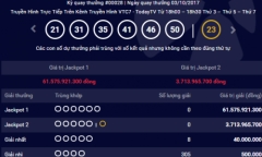 Kết quả xổ số Vietlott hôm nay 5/10: Giải Jackpot hơn 61 tỷ đồng sẽ về tay ai?