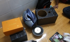 Lộ đường dây ngụy trang ma túy tổng hợp và thuốc lắc bên trong loa thùng