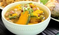 Cách nấu canh bí đỏ thịt băm thơm ngon bổ dưỡng