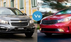 Cân nhắc chọn Chevrolet Cruze 2018 hay KIA Cerato 2018 để phục vụ gia đình