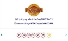 Kết quả xổ số Vietlott ngày 20/7/2019: AI may mắn trúng Jackpot hơn 99 tỷ đồng?