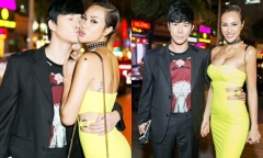 Nathan Lee hôn Phương Mai giữa chốn đông người