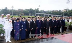 Lãnh đạo Đảng, Nhà nước vào Lăng viếng Chủ tịch Hồ Chí Minh