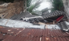 Một căn nhà ở Cần Giuộc lại bị 