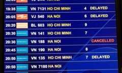 Để chậm, hủy chuyến bay tăng mạnh, 3 hãng hàng không bị nhắc nhở