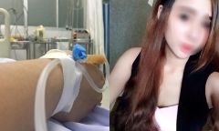 Cô gái trẻ chia sẻ câu chuyện 