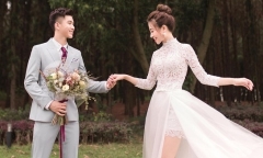 Phát sốt với bộ ảnh cưới siêu lãng mạn của vợ chồng cầu thủ Phan Văn Đức
