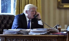 Tổng thống Mỹ Donald Trump điện đàm với Tổng thống Nga Vladimir Putin về Syria