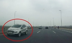 Vụ 5 xe ô tô chạy ngược chiều trên cầu: Xử phạt nữ tài xế