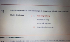 Xác minh thông tin có đáp án sai trong đề thi thử môn Sử vào lớp 10 của Sở GD-ĐT Hà Nội 