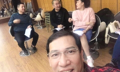 Hậu trường dàn nghệ sĩ 