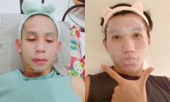 Học hỏi đàn anh, Đoàn Văn Hậu đắp mặt nạ làm đẹp khiến dân mạng thích thú