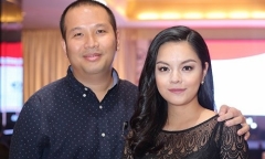 Phạm Quỳnh Anh và Quang Huy vui vẻ hội ngộ nhân dịp sinh nhật con gái