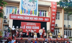 Lễ khai giảng mùa dịch tại ngôi trường dành cho trẻ em kém may mắn