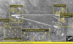 Căn cứ Syria trước và sau khi bị Mỹ tấn công tên lửa