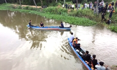 Đôi nam nữ mất tích trên sông ở Bình Dương