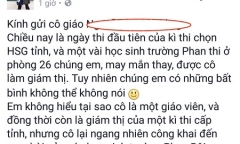 Xác minh vụ cô giáo