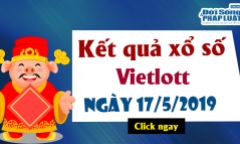 Kết quả xổ số Vietlott ngày 17/5/2019