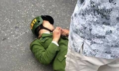 Nam thanh niên vượt đèn đỏ, tông trọng thương một cảnh sát Hải Phòng