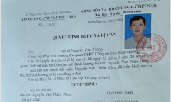 Bình Dương: Truy nã nguyên Trưởng phòng Tài nguyên và Môi trường