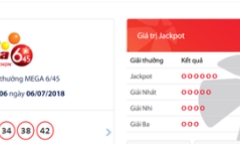 Kết quả xổ số Vietlott hôm nay 8/7/2018: 12 tỷ đồng nở hoa hay bế tắc?