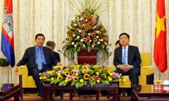 Thủ tướng Campuchia Hun Sen thăm TP HCM