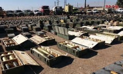 Syria thu giữ kho vũ khí khổng lồ của quân khủng bố gần cao nguyên Golan 