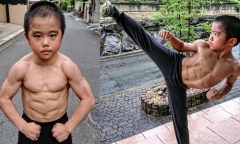 Lý Tiểu Long nhí: 10 tuổi đã có thân hình 6 múi, Chân Tử Đan cũng phải chào thua