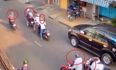 Truy bắt nhóm dàn cảnh va chạm giao thông, móc trộm cọc tiền 30 triệu đồng