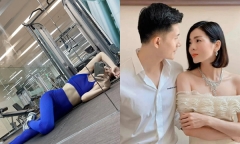 Lệ Quyên khoe ảnh vật lộn trong phòng tập, gọi Lâm Bảo Châu là 