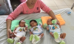 Sản phụ mang tam thai 
