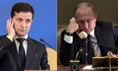 Hé lộ nội dung cuộc điện đàm đầu tiền giữa Tổng thống Putin và tân Tổng thống Ukraine