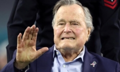 Cựu Tổng thống Mỹ George HW Bush lại nhập viện