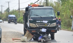 Va chạm với xe ben, thanh niên bị cán tử vong tại chỗ 
