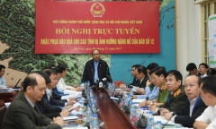 Thủ tướng chủ trì họp khẩn khắc phục hậu quả bão số 12
