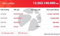 Kết quả xổ số Vietlott hôm nay 3/2/2019: Giải Jackpot hơn 13 tỷ đồng lại