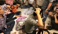 Cảnh sát hình sự phá sòng bạc quy mô lớn trong căn biệt thự