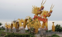 Xây điện thờ 10.000 m2 trái phép ở Thái Bình