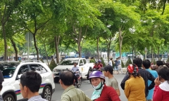 Hoàn tất kết luận điều tra vụ thầy thể dục đâm chết cô giáo ở đường Trường Sa 