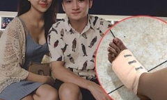 Phan Mạnh Quỳnh và bạn gái gặp tai nạn khi đi chơi