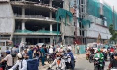 Hé lộ tình tiết bất ngờ vụ 3 công nhân rơi từ công trình cao tầng xuống đất