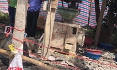 Máy xát bất ngờ nổ tung, 2 người tử vong