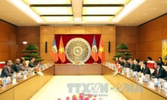 Chủ tịch Quốc hội hội đàm với Chủ tịch Thượng viện Cộng hòa Haiti