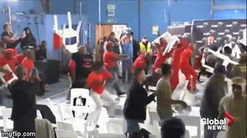 Video: Nghị sĩ Nam Phi vác ghế đánh nhau ngay trên sóng truyền hình trực tiếp