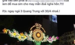 Người đăng ảnh cổng chào đón Xuân cùng chiếc quần lót: Phớt lờ giấy mời của thanh tra