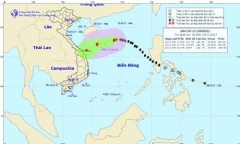Bão số 13 di chuyển chậm, có thể suy yếu thành áp thấp nhiệt đới trên biển
