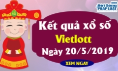 Kết quả xổ số Vietlott hôm nay 20/5/2019
