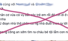 Đắk Nông: Sự thật thông tin người đàn ông bị nghi bắt cóc trẻ con trên xe máy