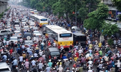 Hà Nội đang lựa chọn tuyến đường để thí điểm cấm xe máy